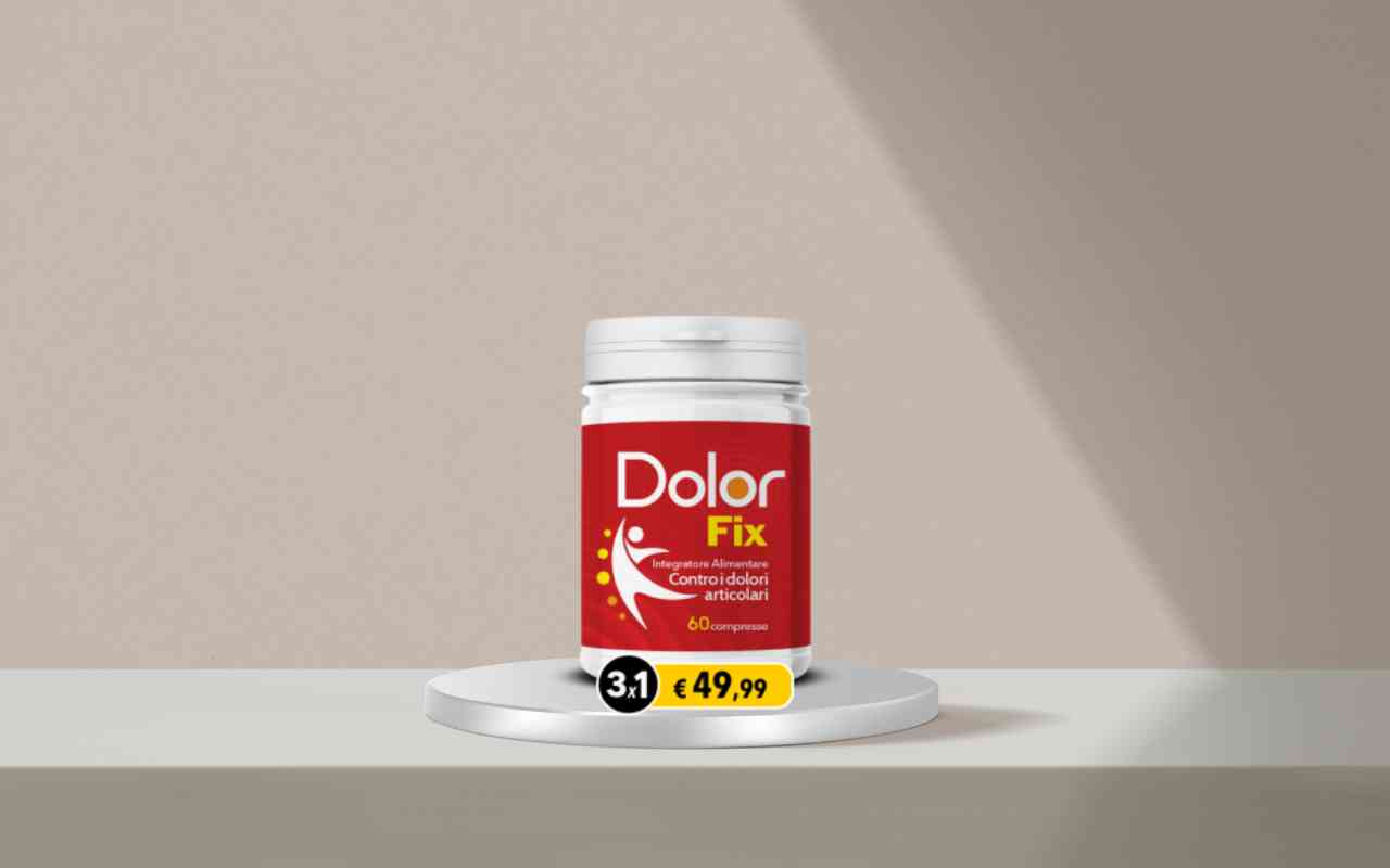 Scopri DolorFix, l’integratore naturale per muscoli e articolazioni senza dolori